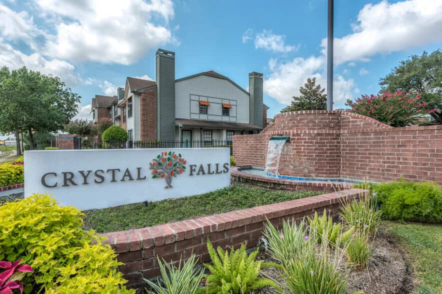 Crystal Falls in Houston, Texas